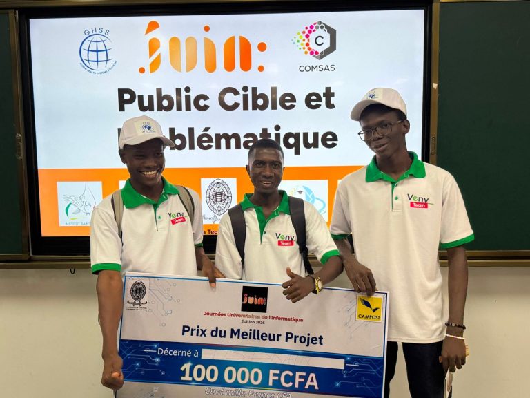 SUP&rsquo;PTIC remporte le Prix du Meilleur Projet aux J.U.IN 2026 organisées par l&rsquo;UY1